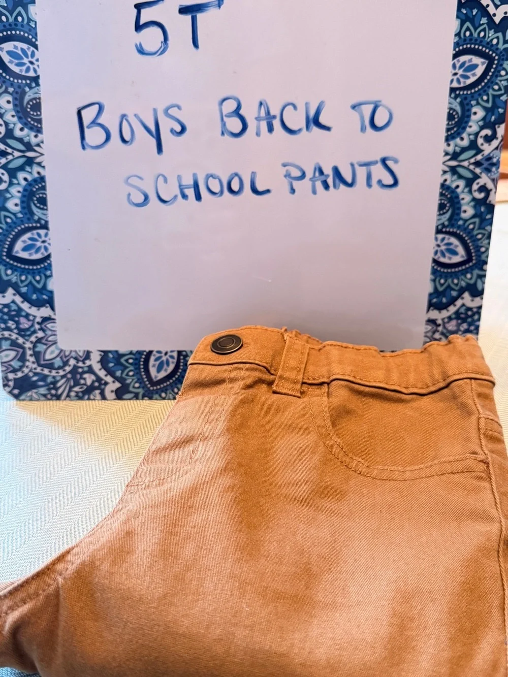 Garanimals Boys 5T Brown Stretch Pants New Without Tags